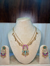 Rajwadi Simple Long necklace set