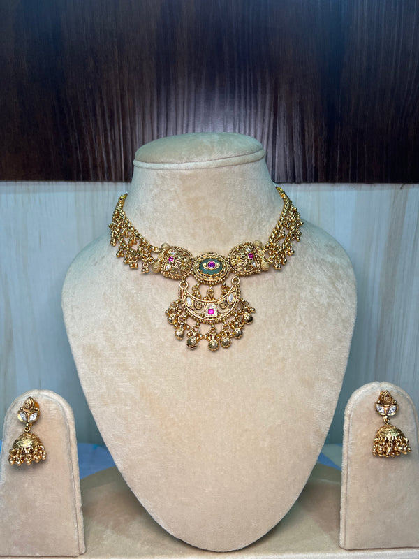 Rajwadi Golden chain set