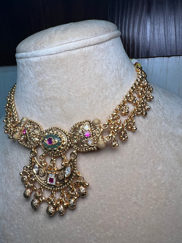 Rajwadi Golden chain set