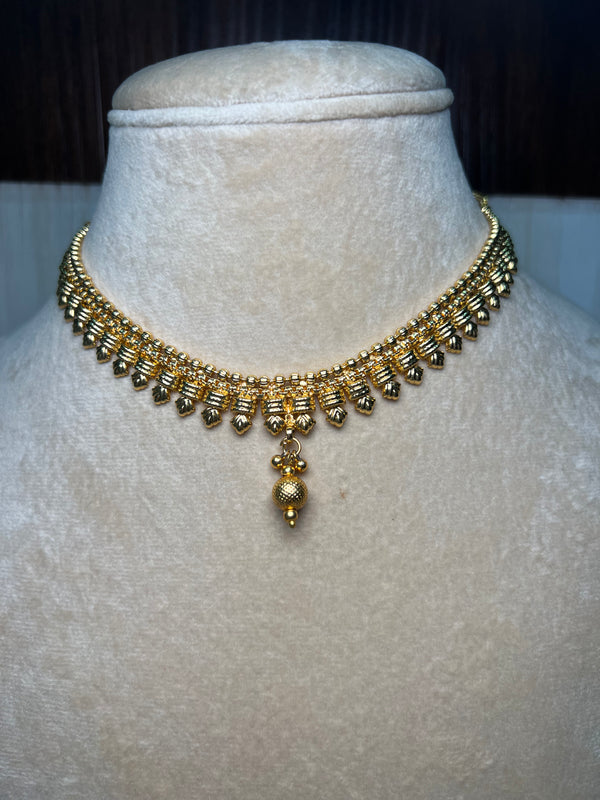Rajwadi simple gold set