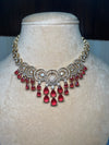 Red and white stone Set