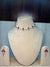 White nd ruby stone set