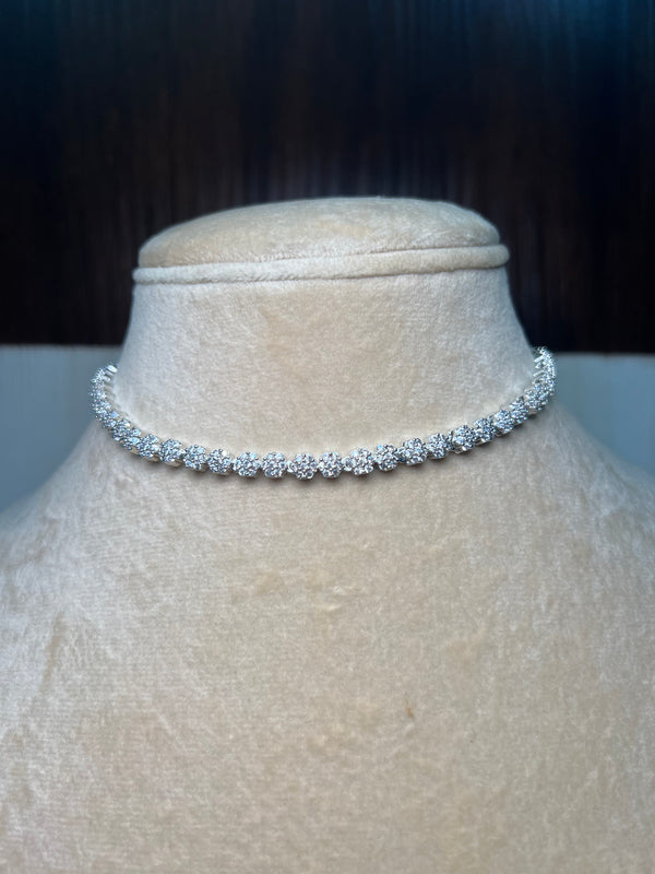White Stone choker