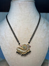 Medium Length Shankh Locket Mangalsutra