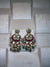 Meenakari kundan drop earrings