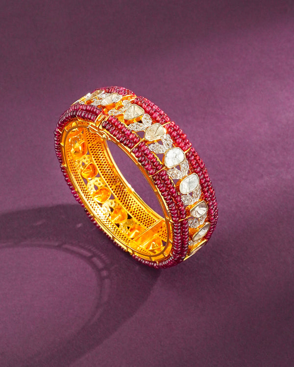 Audrey Polki And Diamond Bangle