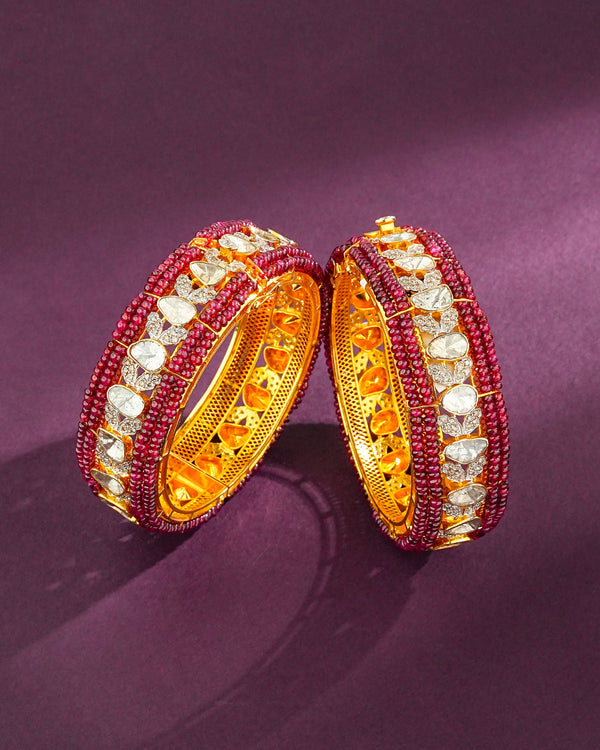 Audrey Polki And Diamond Bangle