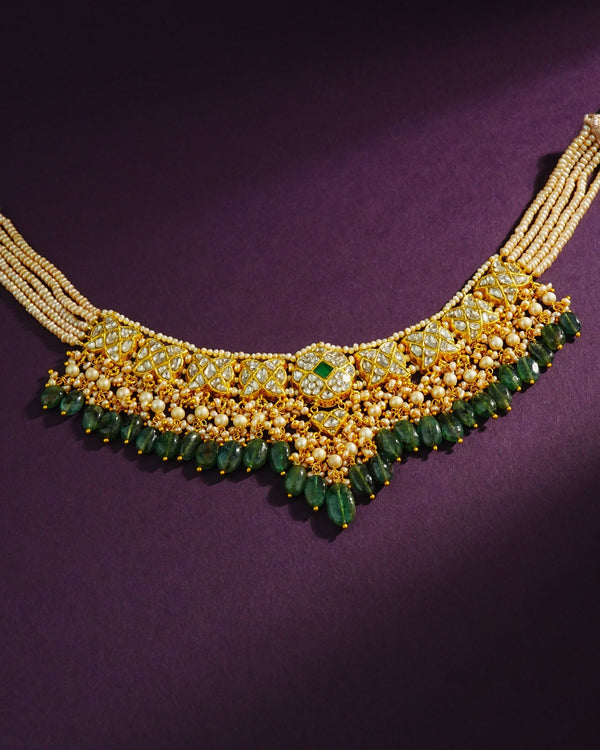 Nazlin Polki Necklace