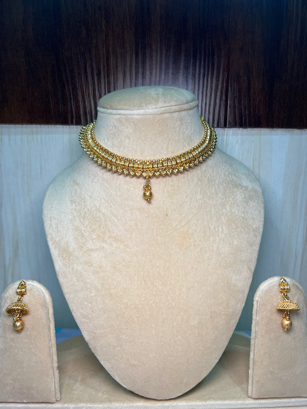 Rajwadi Gold Choker