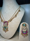 Rajwadi Simple Long necklace set