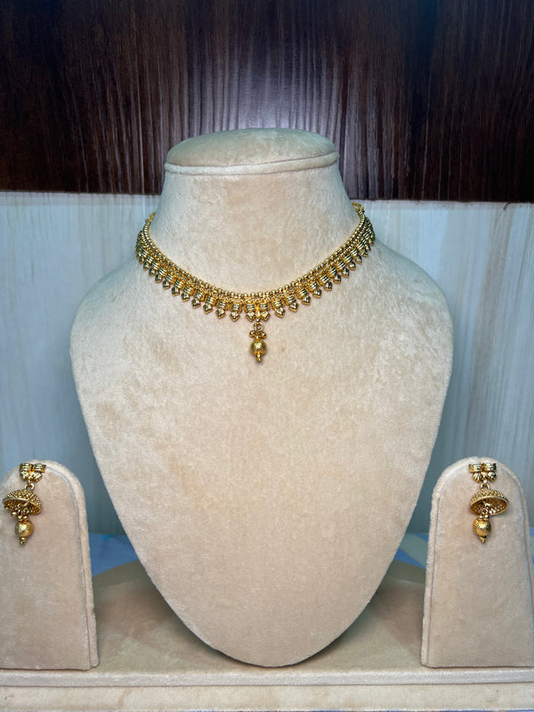 Rajwadi simple gold set