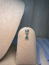 White and Light green stone Set