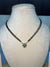 Short Simple Mangalsutra with green stone