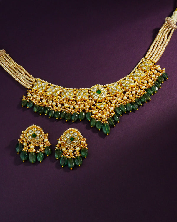 Nazlin Polki Necklace